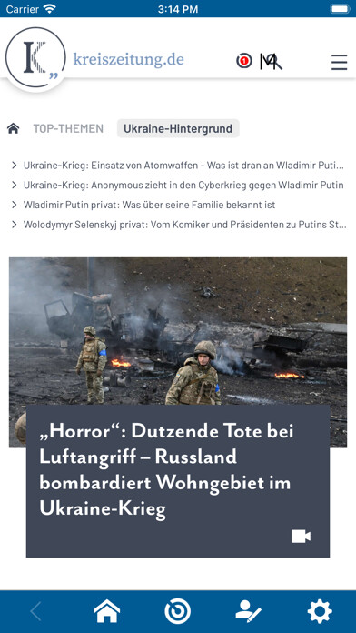 Emulate iPhone app Kreiszeitung - News & Lokales using MyAndroid Emulate iPhone app Kreiszeitung - News & Lokales using MyAndroid