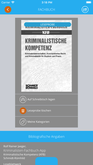 Emulate iPhone app Kriminalisten Fachbuch - KFB using MyAndroid Emulate iPhone app Kriminalisten Fachbuch - KFB using MyAndroid
