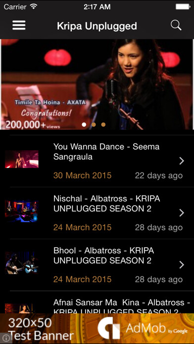 Emulate iPhone app Kripa Unplugged - Official App using MyAndroid Emulate iPhone app Kripa Unplugged - Official App using MyAndroid
