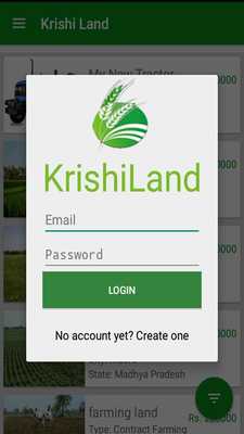 Emulate Android APK Krishi Land