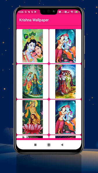 Emulate Android APK Krishna Wallpaper