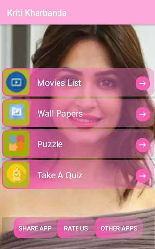 Run android online APK Kriti Kharbanda -Movies,Wallpapers,Puzzle from MyAndroid or emulate Kriti Kharbanda -Movies,Wallpapers,Puzzle using MyAndroid