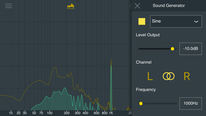 Emulate iPhone app KRK Audio Tools using MyAndroid