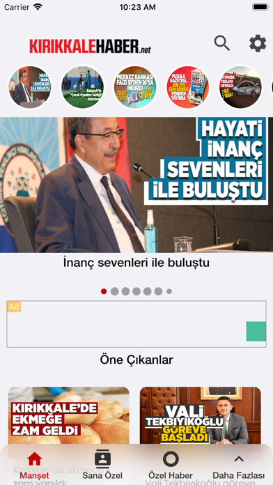 Emulate iPhone app Kırıkkale Haber using MyAndroid Emulate iPhone app Kırıkkale Haber using MyAndroid