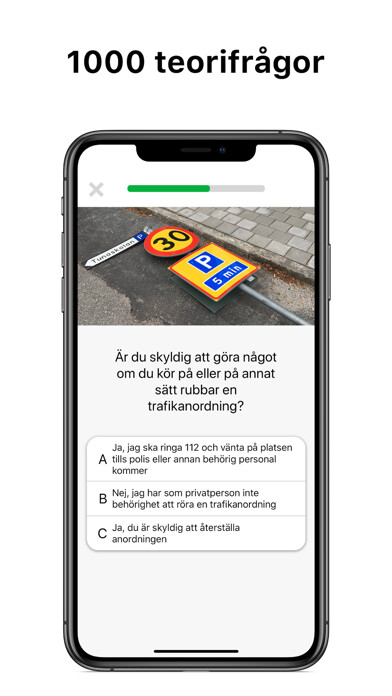 Emulate iPhone app Körkortsfrågor using MyAndroid Emulate iPhone app Körkortsfrågor using MyAndroid