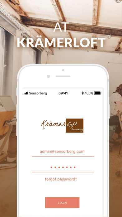 Emulate iPhone app KrämerLoft Coworking Erfurt using MyAndroid Emulate iPhone app KrämerLoft Coworking Erfurt using MyAndroid