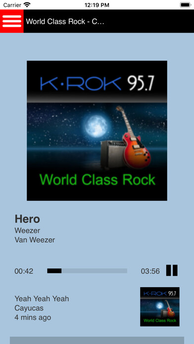 Emulate iPhone app KROK 95.7 FM Radio Stream using MyAndroid Emulate iPhone app KROK 95.7 FM Radio Stream using MyAndroid