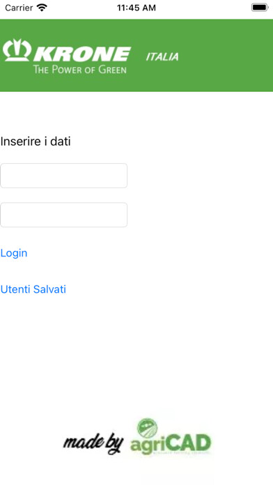 Emulate iPhone app Krone agriCAD Connect using MyAndroid
