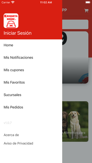Emulate iPhone app Kroqueta House APP using MyAndroid