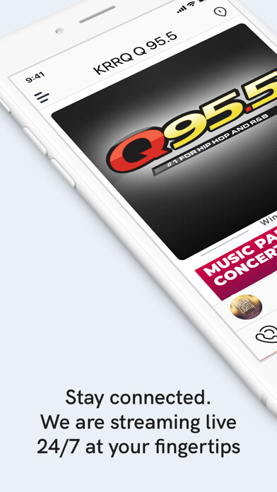 Emulate iPhone app KRRQ Q 95.5 using MyAndroid Emulate iPhone app KRRQ Q 95.5 using MyAndroid