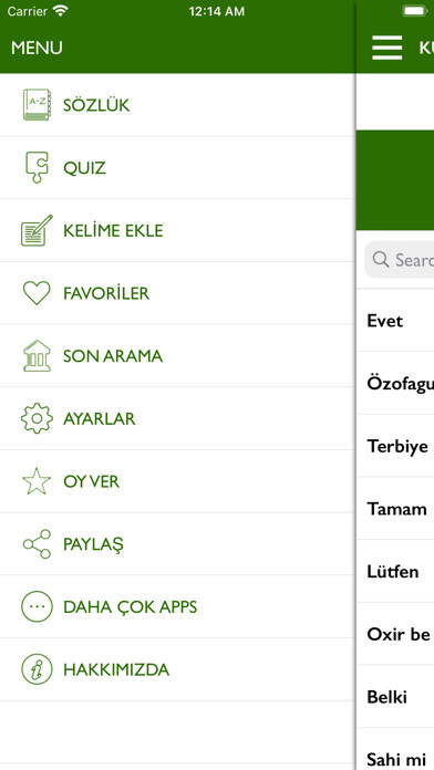 Emulate iPhone app Kürtçe Cepte using MyAndroid Emulate iPhone app Kürtçe Cepte using MyAndroid