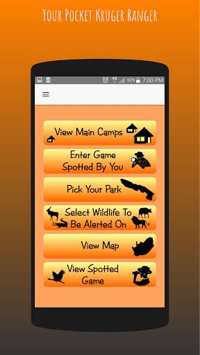 Run android online APK Kruger Game Finder from MyAndroid or emulate Kruger Game Finder using MyAndroid