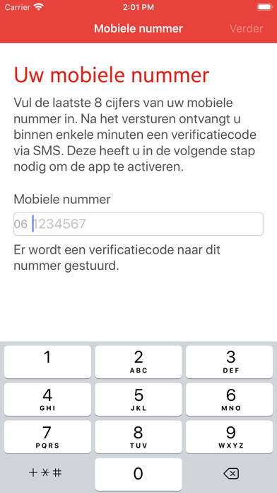 Emulate iPhone app Kruidvat Bellen using MyAndroid