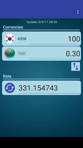 Run android online APK KRW Won x Turkmenistan N Manat from MyAndroid or emulate KRW Won x Turkmenistan N Manat using MyAndroid