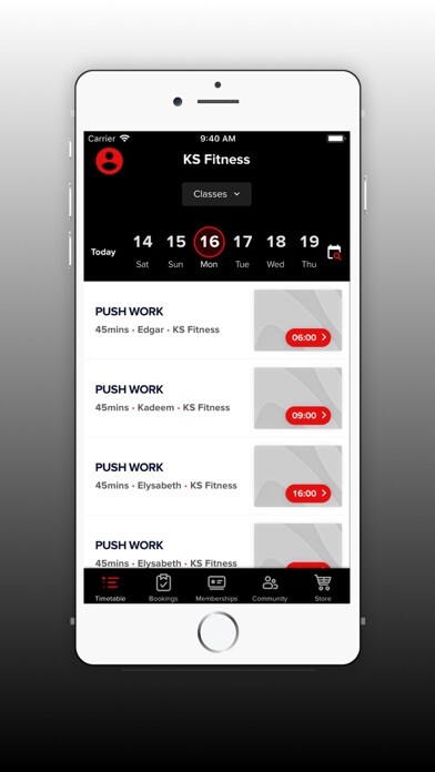 Emulate iPhone app KS Fitness App using MyAndroid