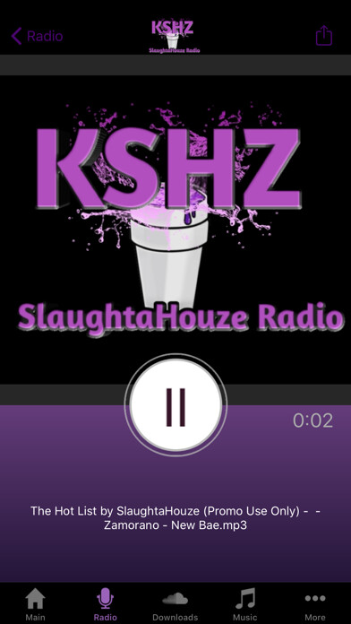 Emulate iPhone app KSHZ-SlaughtaHouze Radio using MyAndroid Emulate iPhone app KSHZ-SlaughtaHouze Radio using MyAndroid