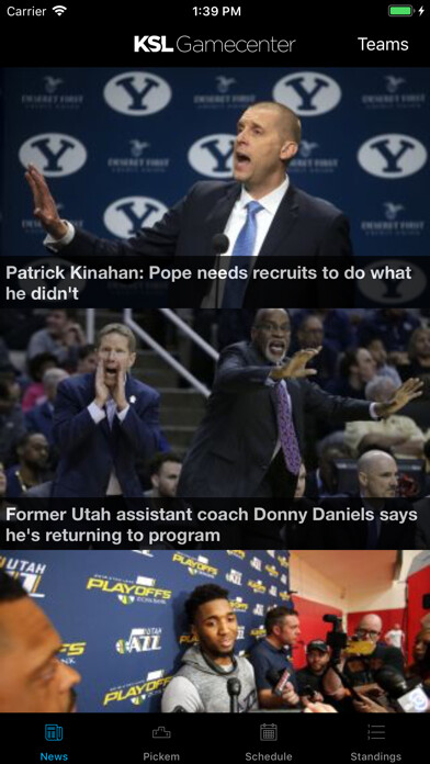 Emulate iPhone app KSL Gamecenter: Utah Sports using MyAndroid Emulate iPhone app KSL Gamecenter: Utah Sports using MyAndroid