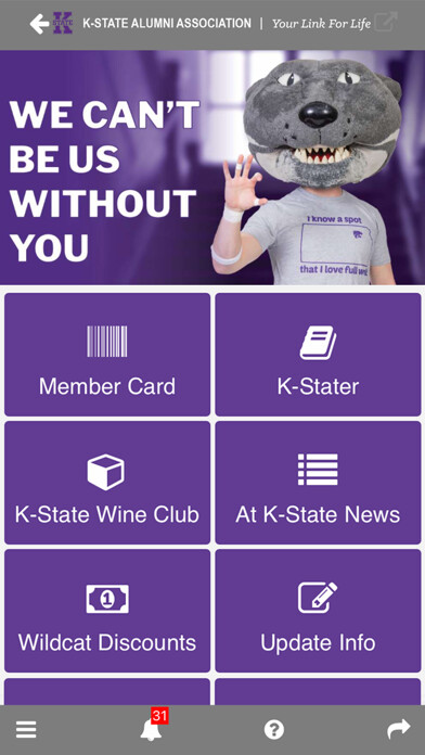 Emulate iPhone app K-State Alumni Link for Life using MyAndroid Emulate iPhone app K-State Alumni Link for Life using MyAndroid