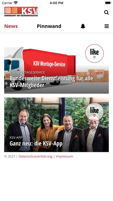 Emulate iPhone app KSV Küchen Spezial-Verbund using MyAndroid Emulate iPhone app KSV Küchen Spezial-Verbund using MyAndroid