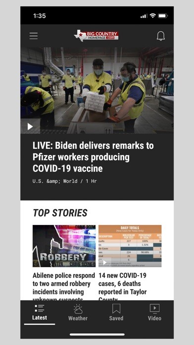 Emulate iPhone app KTAB KRBC News - BCH to Go using MyAndroid Emulate iPhone app KTAB KRBC News - BCH to Go using MyAndroid