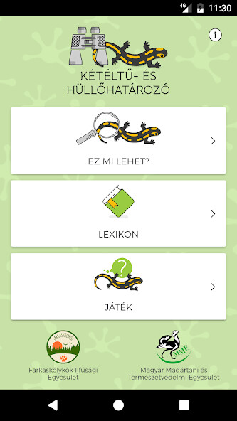 Run android online APK Kétéltű- és hüllőhatározó from MyAndroid or emulate Kétéltű- és hüllőhatározó using MyAndroid Run android online APK Kétéltű- és hüllőhatározó from MyAndroid or emulate Kétéltű- és hüllőhatározó using MyAndroid