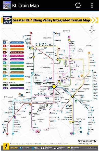 Run android online APK Kuala Lumpur (KL) MRT Map 2022 from MyAndroid or emulate Kuala Lumpur (KL) MRT Map 2022 using MyAndroid