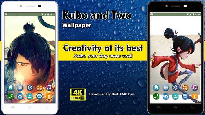 Emulate Android APK Kubo and Two Strings Wallpaper