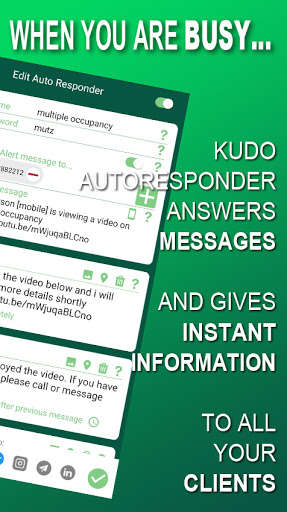 Run android online APK Kudo Autoresponder from MyAndroid or emulate Kudo Autoresponder using MyAndroid