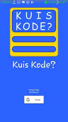 Emulate Android APK Kuis Kode