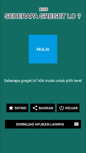 Run android online APK Kuis Seberapa Greget Lo from MyAndroid or emulate Kuis Seberapa Greget Lo using MyAndroid