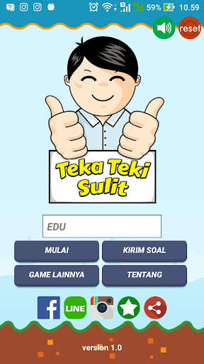Run android online APK Kuis Teka Teki Sulit from MyAndroid or emulate Kuis Teka Teki Sulit using MyAndroid
