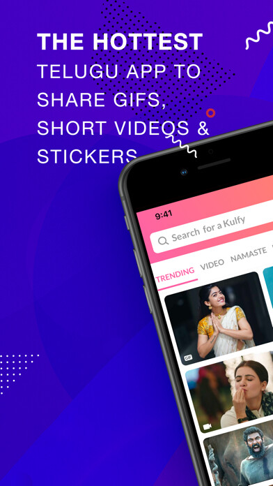 Emulate iPhone app Kulfy: Videos, GIFs & Stickers using MyAndroid