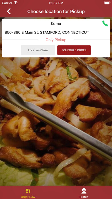 Emulate iPhone app Kumo Japanese Cuisine using MyAndroid Emulate iPhone app Kumo Japanese Cuisine using MyAndroid