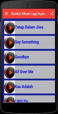 Emulate Android APK Kumpulan Isyana Sarasvati Lagu