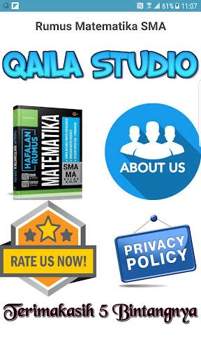 Run android online APK Kumpulan Rumus Matematika SMA Terlengkap from MyAndroid or emulate Kumpulan Rumus Matematika SMA Terlengkap using MyAndroid
