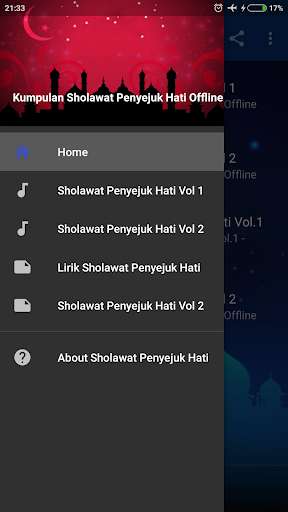 Run android online APK Kumpulan Sholawat Penyejuk Hati Offline from MyAndroid or emulate Kumpulan Sholawat Penyejuk Hati Offline using MyAndroid