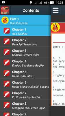 Emulate Android APK Kunci Gitar Dian Piesesha