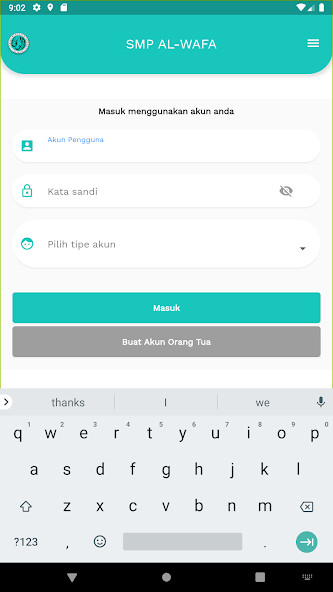 Run android online APK Kunci - SMP AL-WAFA from MyAndroid or emulate Kunci - SMP AL-WAFA using MyAndroid