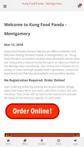 Run android online APK Kung Food Panda Montgomery Online Ordering from MyAndroid or emulate Kung Food Panda Montgomery Online Ordering using MyAndroid Run android online APK Kung Food Panda Montgomery Online Ordering from MyAndroid or emulate Kung Food Panda Montgomery Online Ordering using MyAndroid
