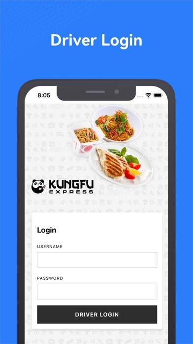 Emulate iPhone app KungFu Express Driver App using MyAndroid