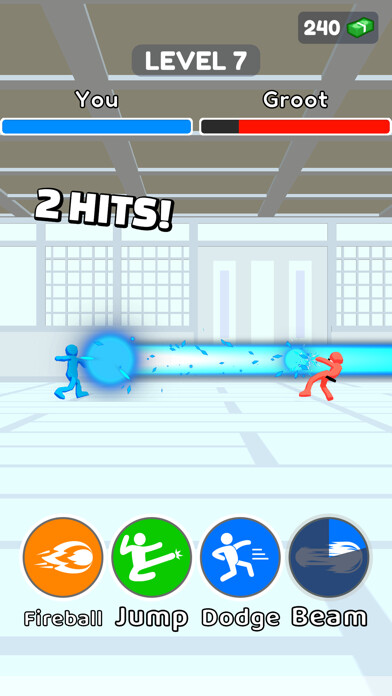 Emulate iPhone app Kungfu Ragdoll using MyAndroid