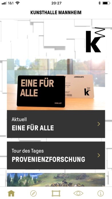 Emulate iPhone app Kunsthalle Mannheim using MyAndroid Emulate iPhone app Kunsthalle Mannheim using MyAndroid