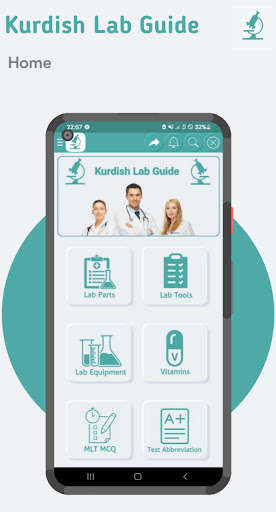 Run android online APK Kurdish Lab Guide from MyAndroid or emulate Kurdish Lab Guide using MyAndroid