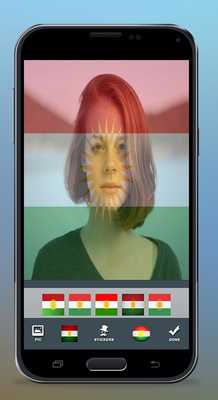 Emulate Android APK Kurdistan Flag