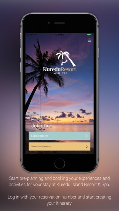 Emulate iPhone app Kuredu Maldives using MyAndroid Emulate iPhone app Kuredu Maldives using MyAndroid