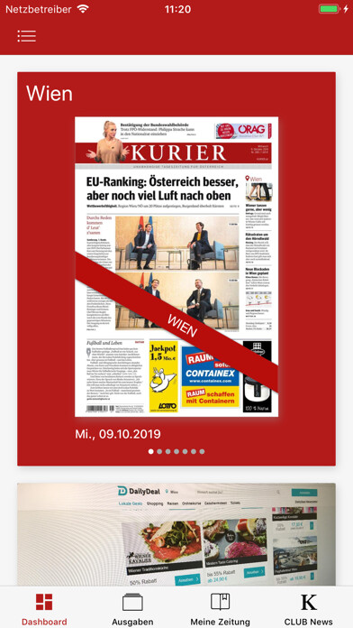 Emulate iPhone app KURIER Digital – ePaper & News using MyAndroid Emulate iPhone app KURIER Digital – ePaper & News using MyAndroid