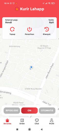 Run android online APK Kurir Lahapp from MyAndroid or emulate Kurir Lahapp using MyAndroid