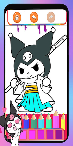 Run android online APK Kuromi and Melody Coloring from MyAndroid or emulate Kuromi and Melody Coloring using MyAndroid