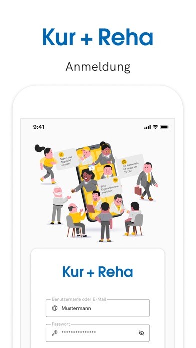Emulate iPhone app Kur + Reha Smart Clinic (Gen6) using MyAndroid