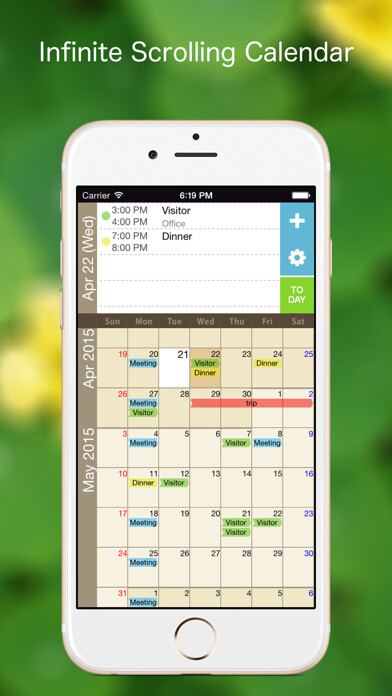 Emulate iPhone app Kurumaki Calendar using MyAndroid Emulate iPhone app Kurumaki Calendar using MyAndroid
